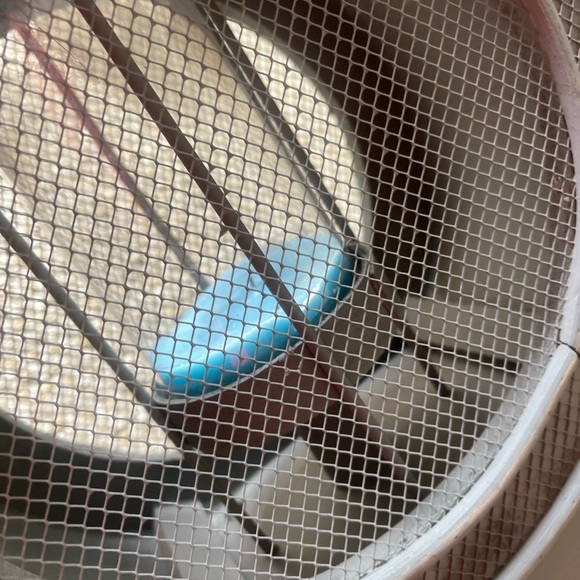 Vintage wooden grey mesh metal front lantern hanging or stand alone - Picture 5 of 11